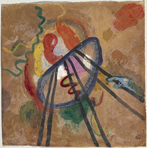 Impression d'art Art Tableau Bateau de Vassily Kandinsky pour habiller un grand mur vide