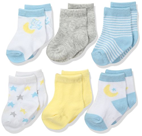 Image of Rene Rofe Baby Baby Girls Newborn and Infant 6 Pack Socks
