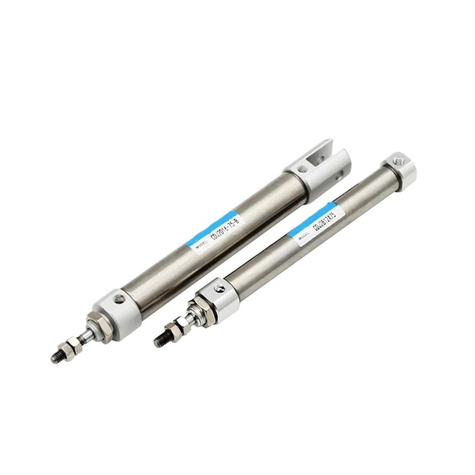 Mini cylinder pneumatyczny z podwójnym efektem, mały typ CDJ2B CDJ2D, pojedynczy trzpień 10 mm 12 mm 16 mm, otwór 5 mm 20 mm 25 mm 30 mm 150 mm, skok (skok 10 mm, CDJ2B12)