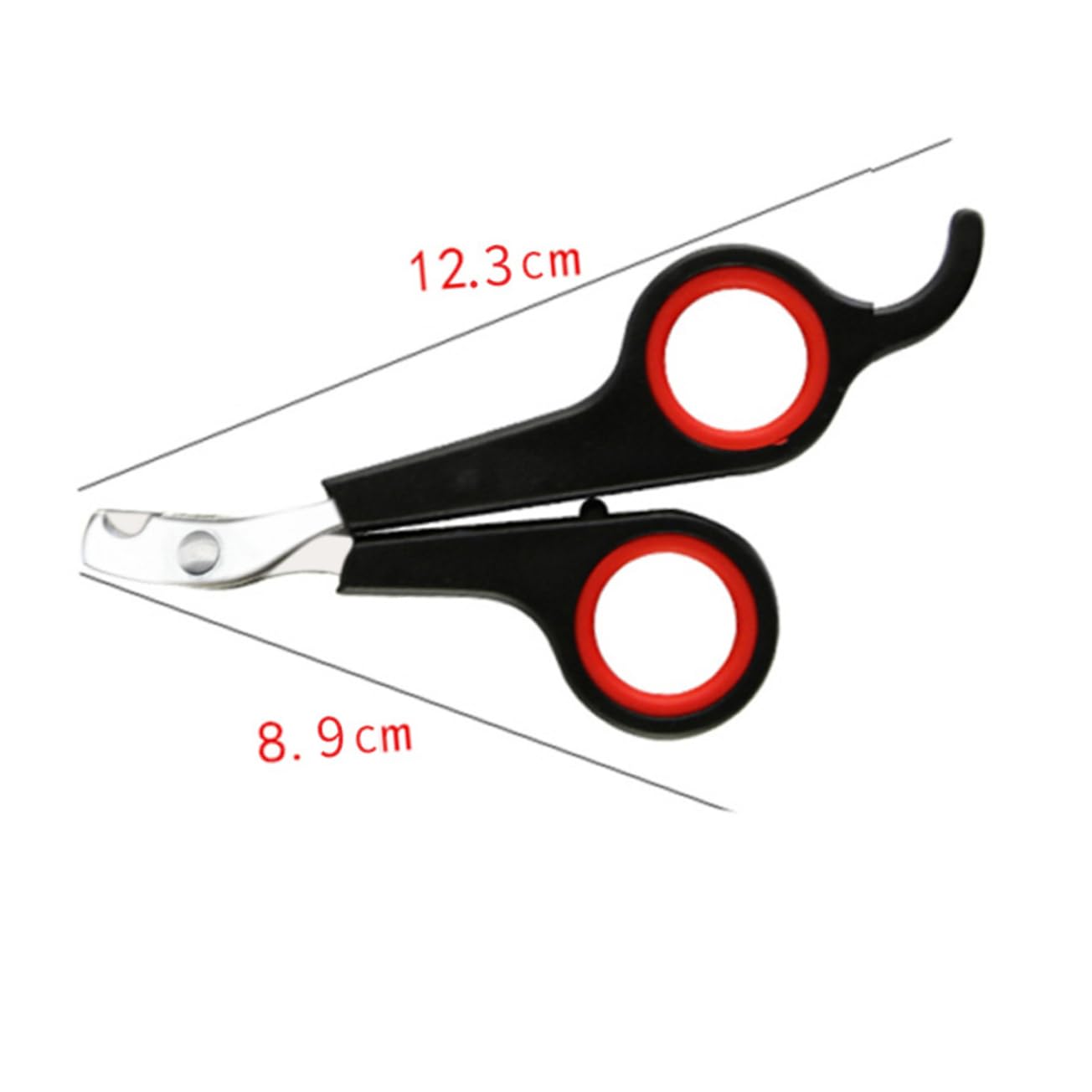 Abaodam Fashionable Pet Nail Clipper Stainless Steel Grooming Scissors for Dogs Cats and Birds Ergonomic Design for Comfortable Grip and Precise Cutting
