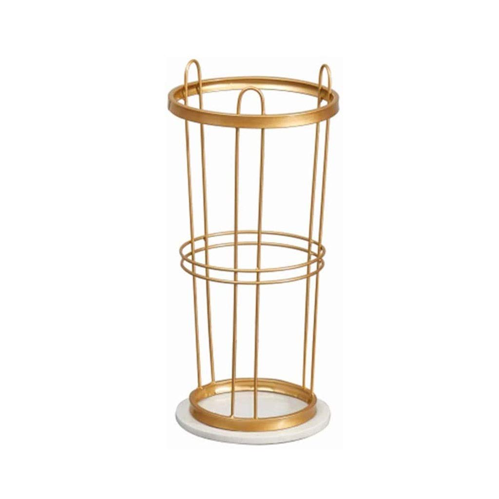 KLerDH Umbrella Stand, Home Rack, Iron Storage Bucket, Suitable for Office Commercial(Argento)