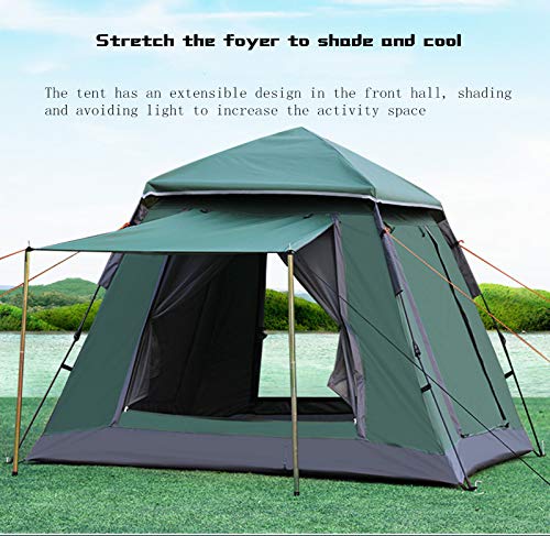 Carpa dome para camping para 3-4 personas, azul miniatura 5