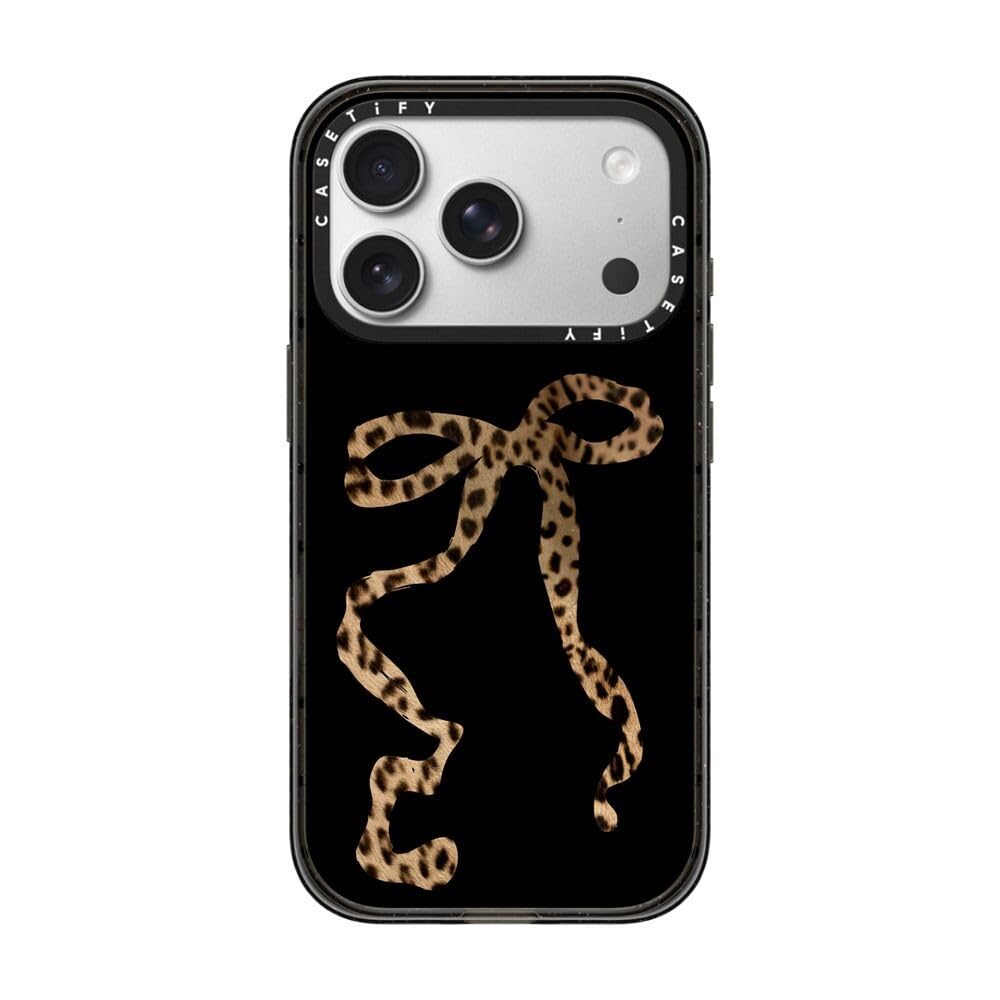 CASETiFY インパクト iPhone 17 Pro ケース [MagSafe対応/薄型 軽量/耐衝撃] - Jaguar Ribbon - クリア ブラック