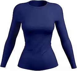 Camisa Blusa Térmica Feminina Manga Longa Camiseta Segunda Pele Proteção Solar Fator UV 50+ F7NEWSTYLE