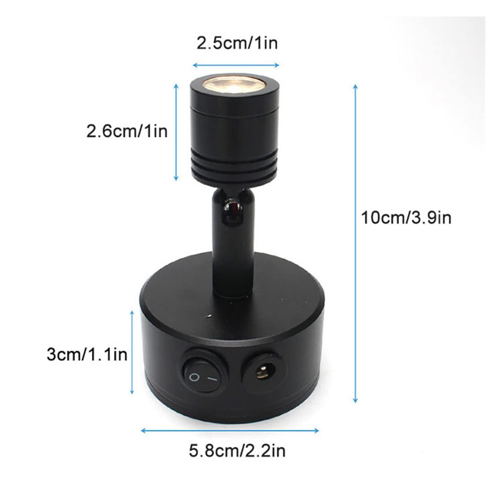 Bezprzewodowa Lampa Do Obrazu, 3W USB ładowalne kinkiety LED z przyssawką 4000K Sucker oświetlenie akcentujące LED skupiające światło na wyświetlacz malowanie obrazu szafa OśWietlenie W Dowolnym Miejs
