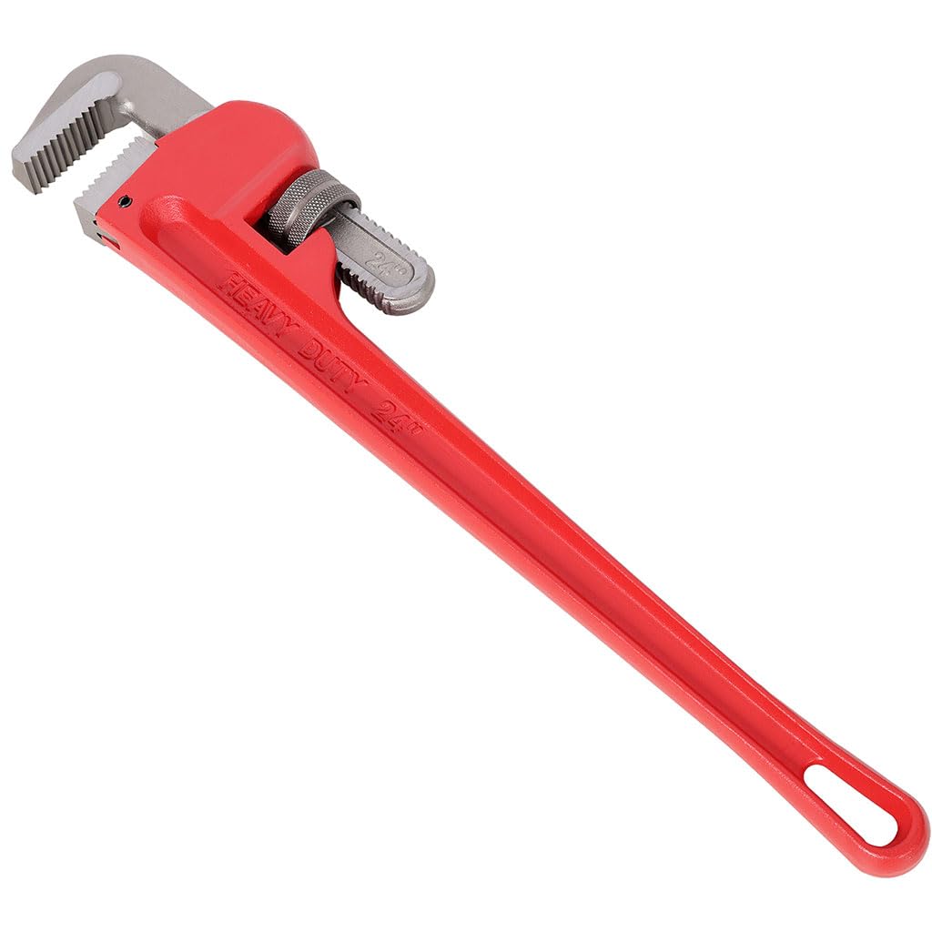 3-częściowy zestaw kluczy do rur, wytrzymałe proste klucze do rur 35 cm, 45 cm, 61 cm, regulowane klucze hydrauliczne z uchwytem dwuteowym, do naprawy domu, prac hydraulicznych