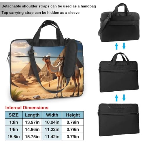 Maletín para portátil tamaño 15.6 pulgadas color Camel Desert miniatura 4