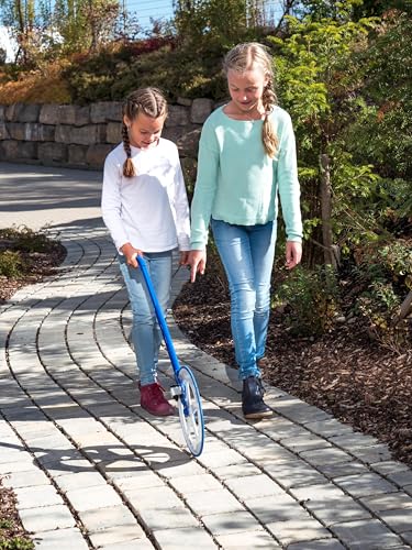Foto von Betzold 82008 Schul-Tachometer mit Zählwerk, blau/weiß, 31.8 cm