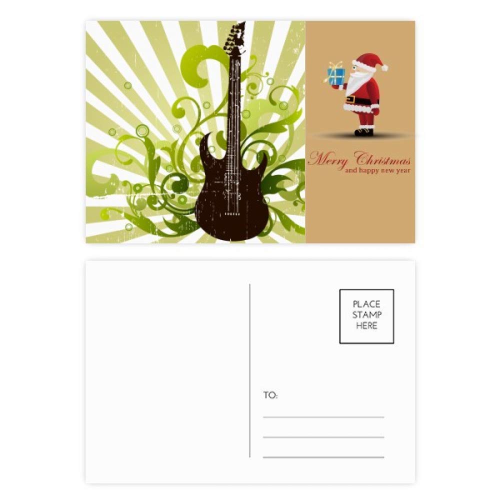 Cartes postales pour guitare Père Noël Vert : l'accessoire idéal pour accompagner vos cadeaux