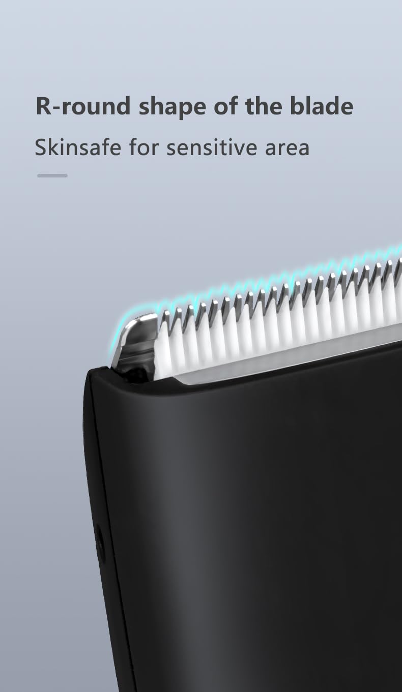 Manscape - Recortadora de vello corporal para hombres y mujeres, recortadora recargable de alta velocidad de 7000 rpm, impermeable, inalámbrica, con 4 peines guía (3/6/9/12 mm), hoja