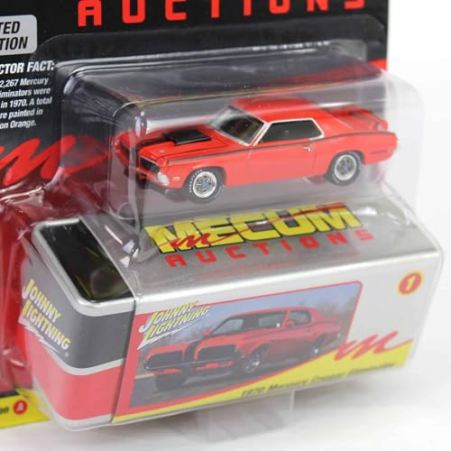 Johnny Lightning 1/64 1970 Mercury Cougar Eliminator miniatura 2
