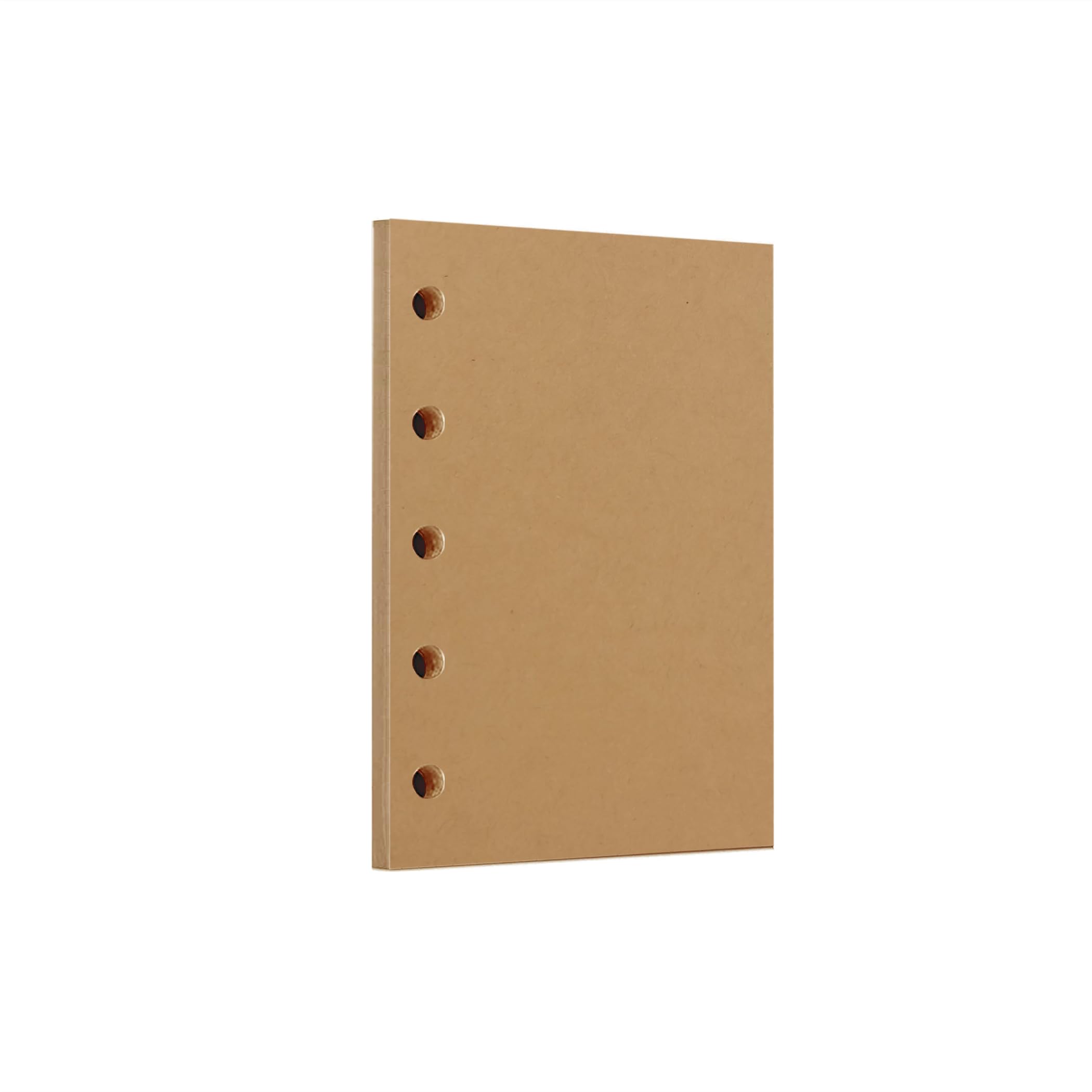 Zelten Loose Leaf Punched Paper Refills Paper for 6 Hole Binder Personal Organizer Diary Notebook Refillable Planner (Kraft, A8/5 Hole)