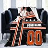 Ship Next Day Custom Baltimore Blanket Personalized Name Number Soft Flannel Throw Blanket Sport Fans Gifts for Men Women Youth Baby Decor for Bed Sofa,30"x40"/40"x50"/50"x60"/60"x80" #3