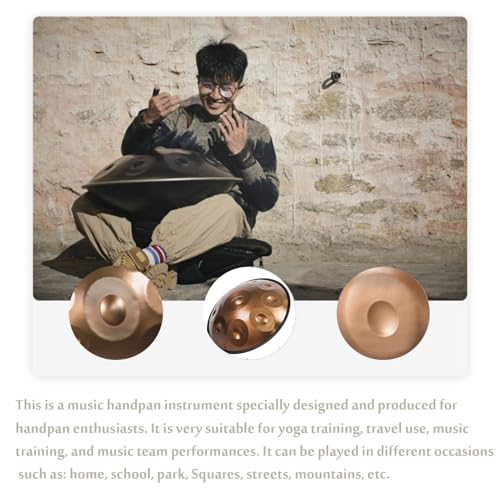 Steel Handpan Drum 10 Notas 22 Pulgadas D Minor 440Hz miniatura 3