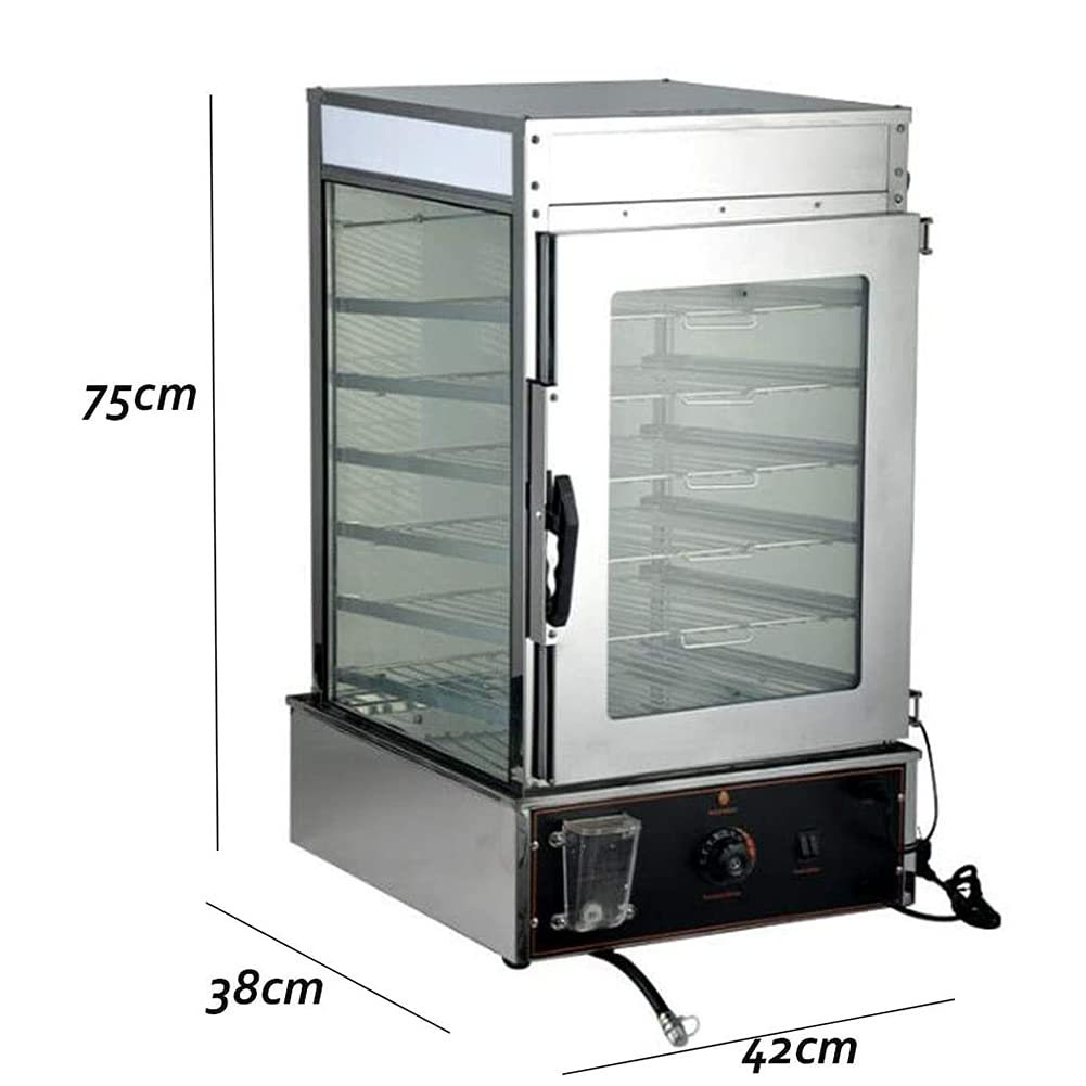 Acrylic Solutions 4 Tier Buildable Acrylic Bakery Pastry Display Case Cabinet Cakes Donuts Cupcakes Pastries (21 Inches Wide)