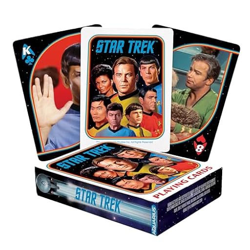 Aquarius Star Trek Original Series - Baraja de Cartas con temática de Star Trek para Tus Juegos de Cartas Favoritos - Producto Oficial de Star Trek y coleccionables | Ya disponible en tu tienda friki favorita! En mundofriki.es!