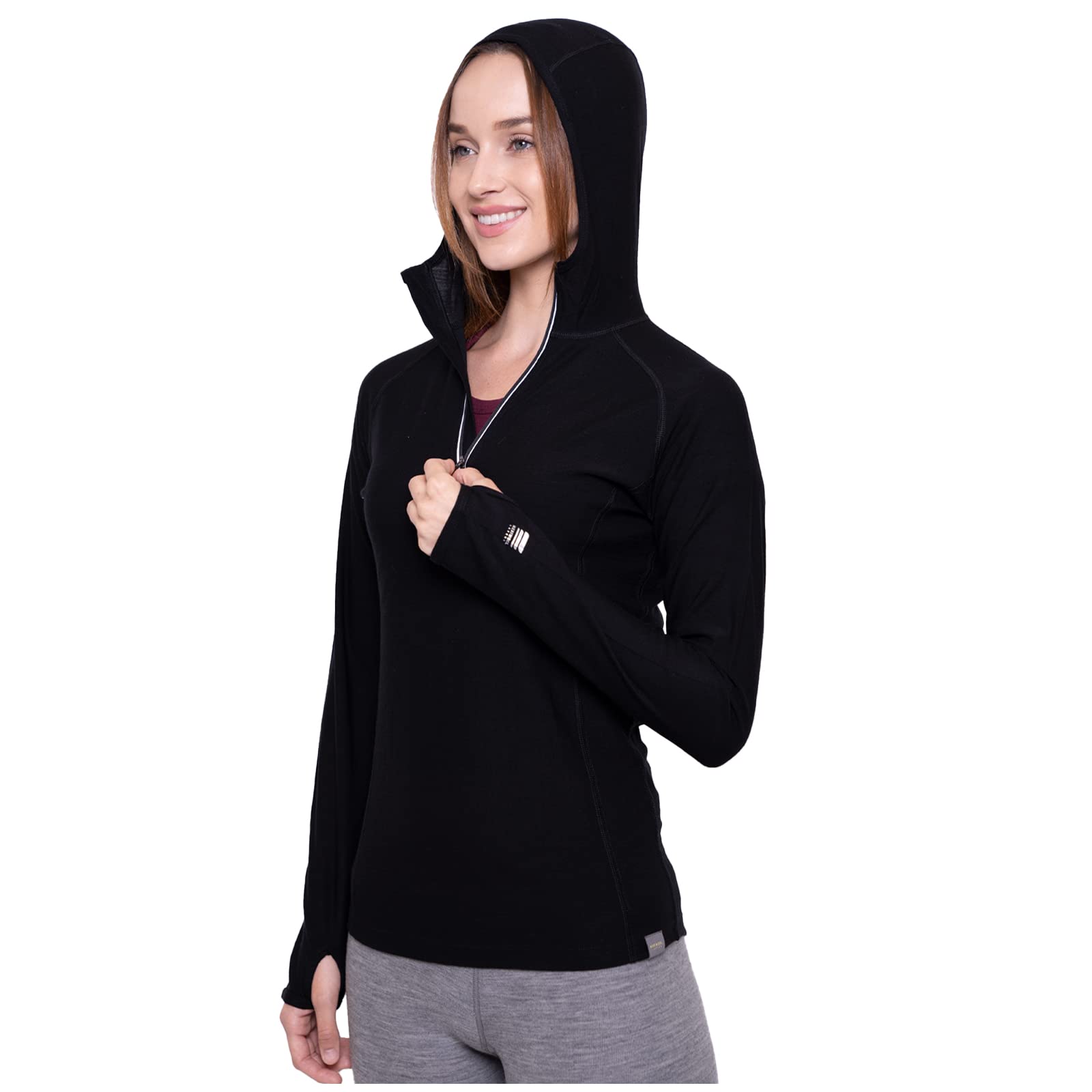MERIWOOL Women’s Base Layer Hoodie
