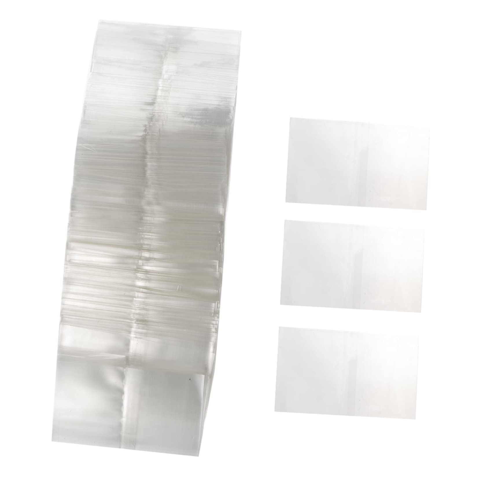 FUNOMOCYA 400pcs Bottle Sealing Film Poultry Shrink Bags Clear Soap Wrappers for Homemade Soap Bottle Sealer Film Basket Bag Shrink Machine Waterproof Shrink Heat Seal Bags Shrink Film PVC