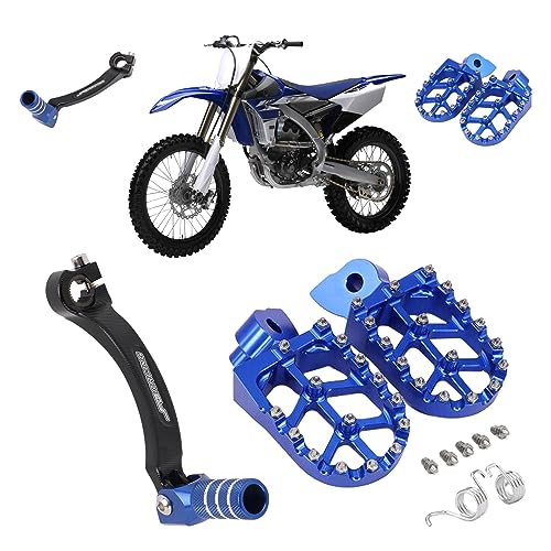 Repose pieds moto YZ250F évitant les glissades avec levier de vitesse