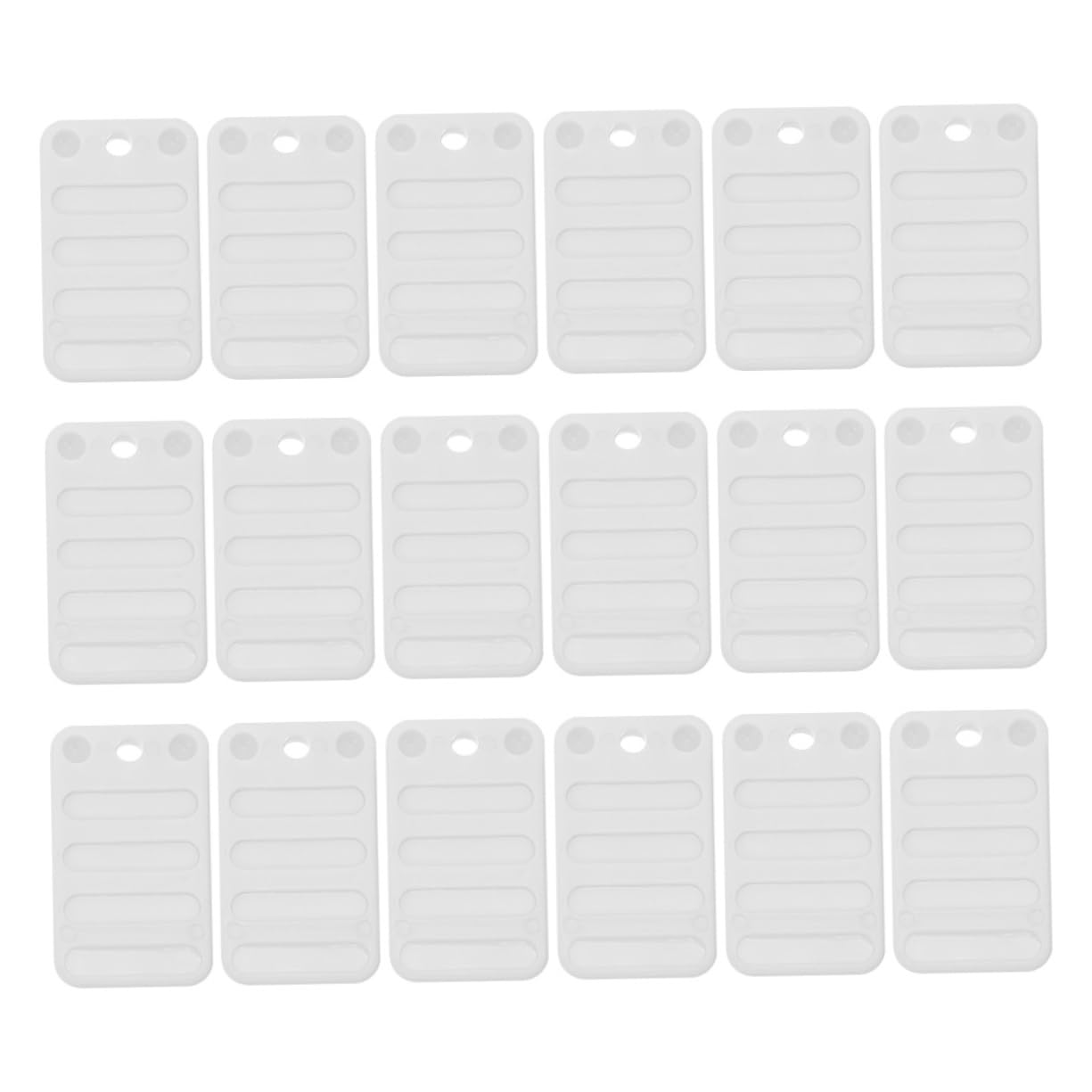 18pcs Gap Plug Level Pad Furniture Levelers Furniture Leveling Shims Toilet Shims Plastic Shims Table Shims Furniture Shims Home Improvement DIY Leveler Shims for Leveling Cabinets