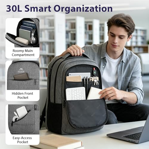 MATEIN 17 Inch Work Backpack