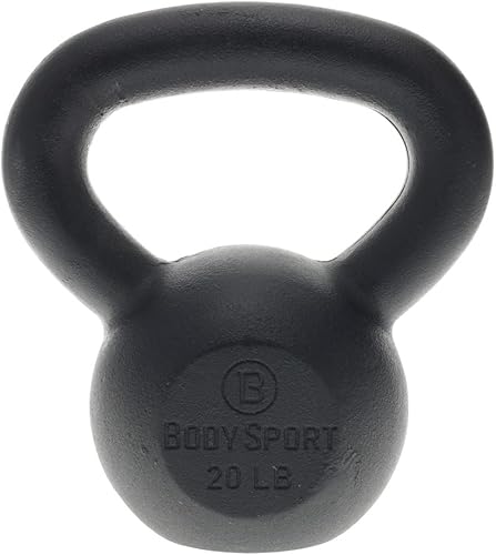 Miniatura 13 de Body Sport Pesa rusa de hierro fundido: equipo profesional de entrenamiento con pesas para entrenamientos en casa y gimnasio