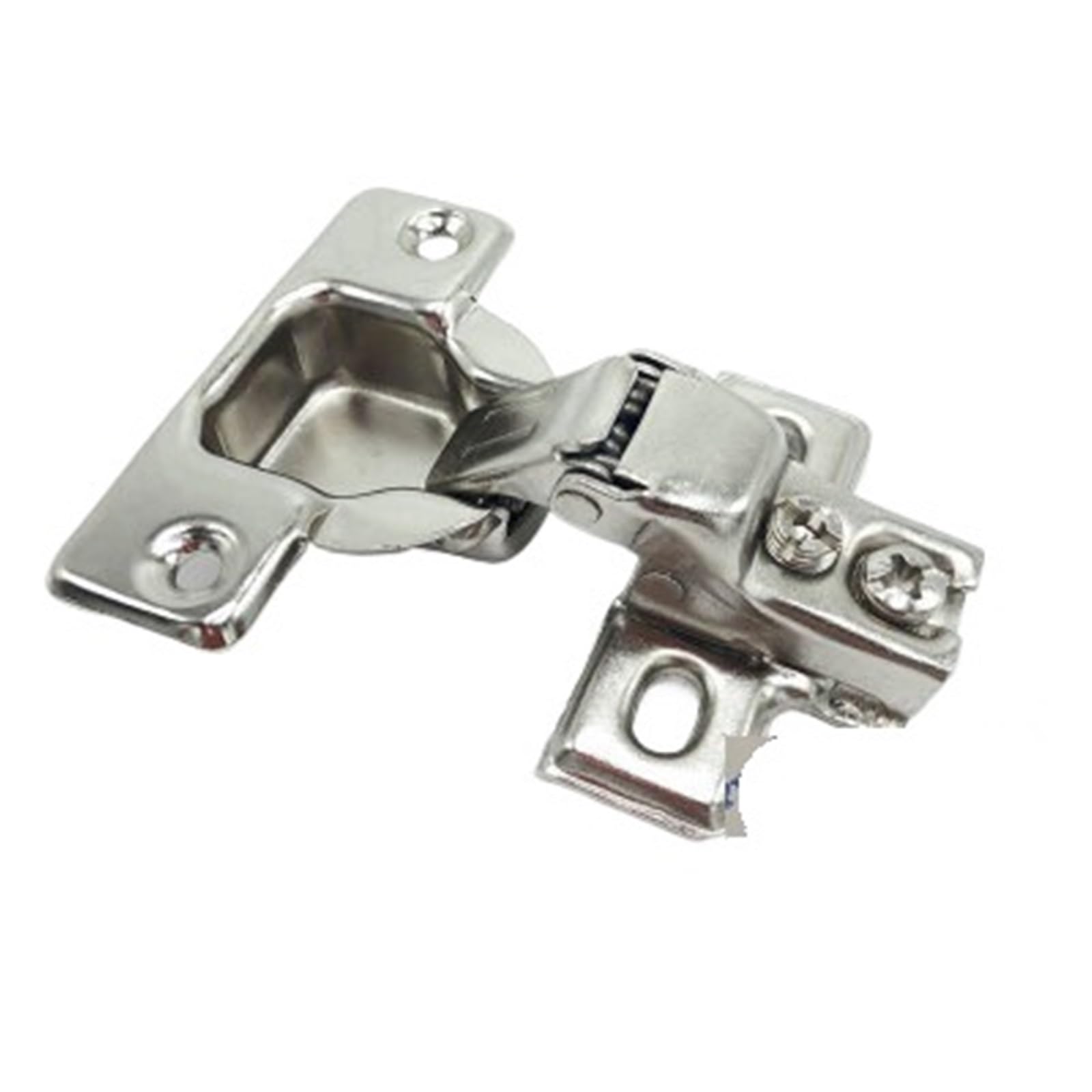 Kdhcvkz Regular No Overlay 10Pcs Cabinet Hinge Regular Furniture Hinge(Regular No Overlay)