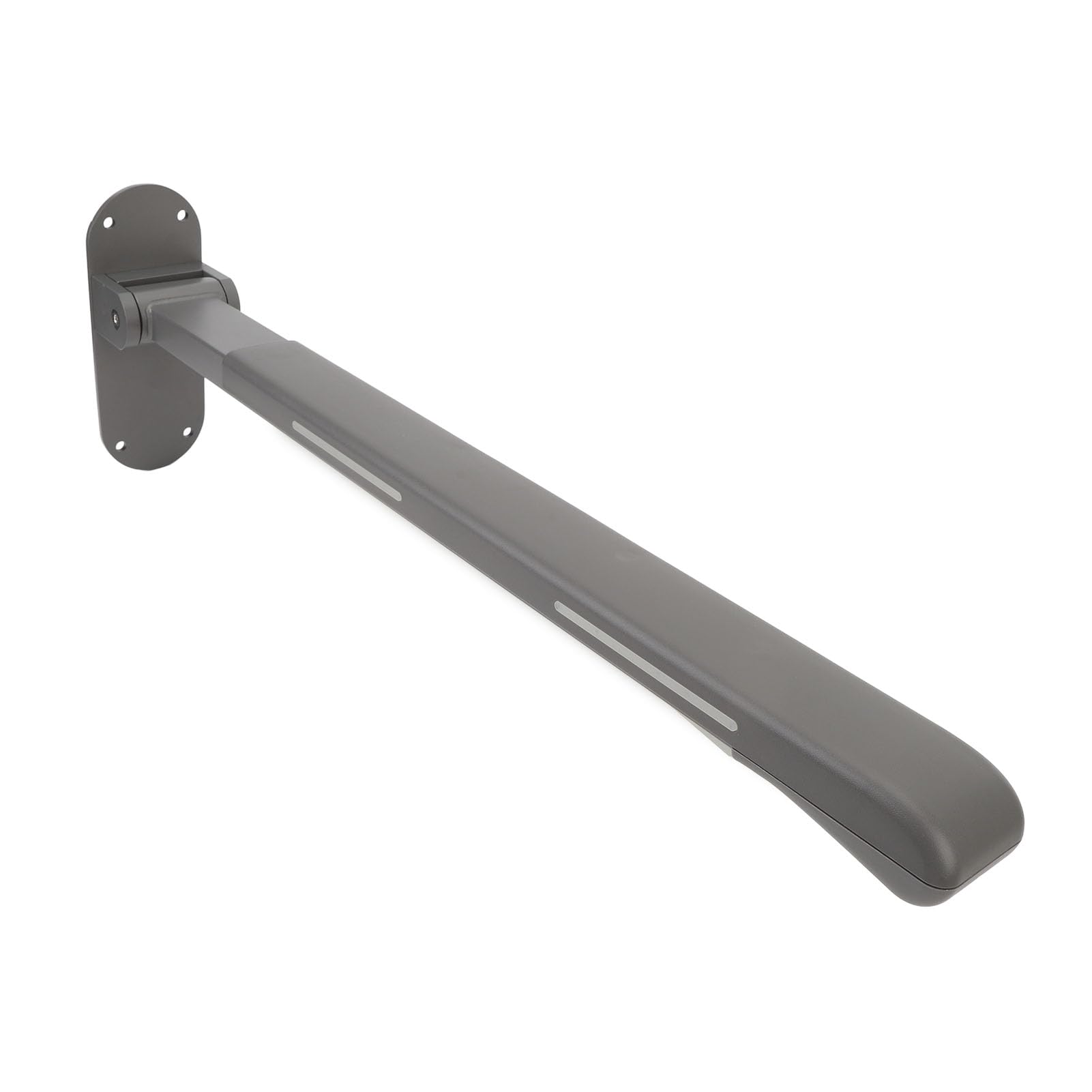 Generic Barra de Apoyo para Baño, Barra de Apoyo para Inodoro Plegable, Barra de Apoyo de Seguridad para Baño para Discapacitados de Acero Inoxidable para Personas Mayores con Diseño