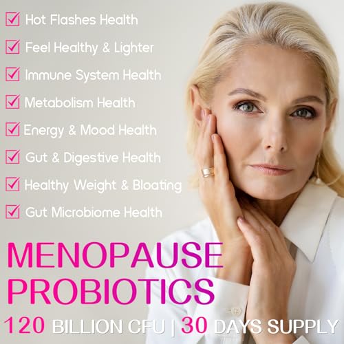 Image of Negima Menopause Supplements for Women, 120 Billion CFUs Probiotics for Women, 13-in-1 Herbs & Botanicals Complex, for Menopause - 60 Caps
