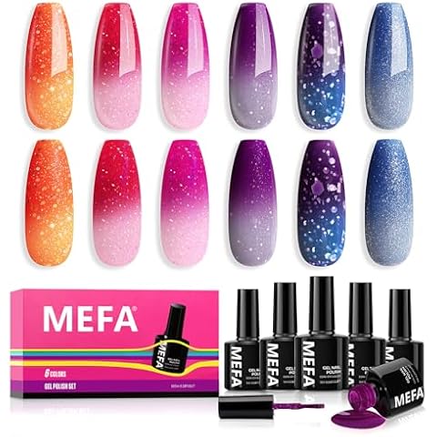 MEFA Color Changing Gel Nail Polish Set Cover