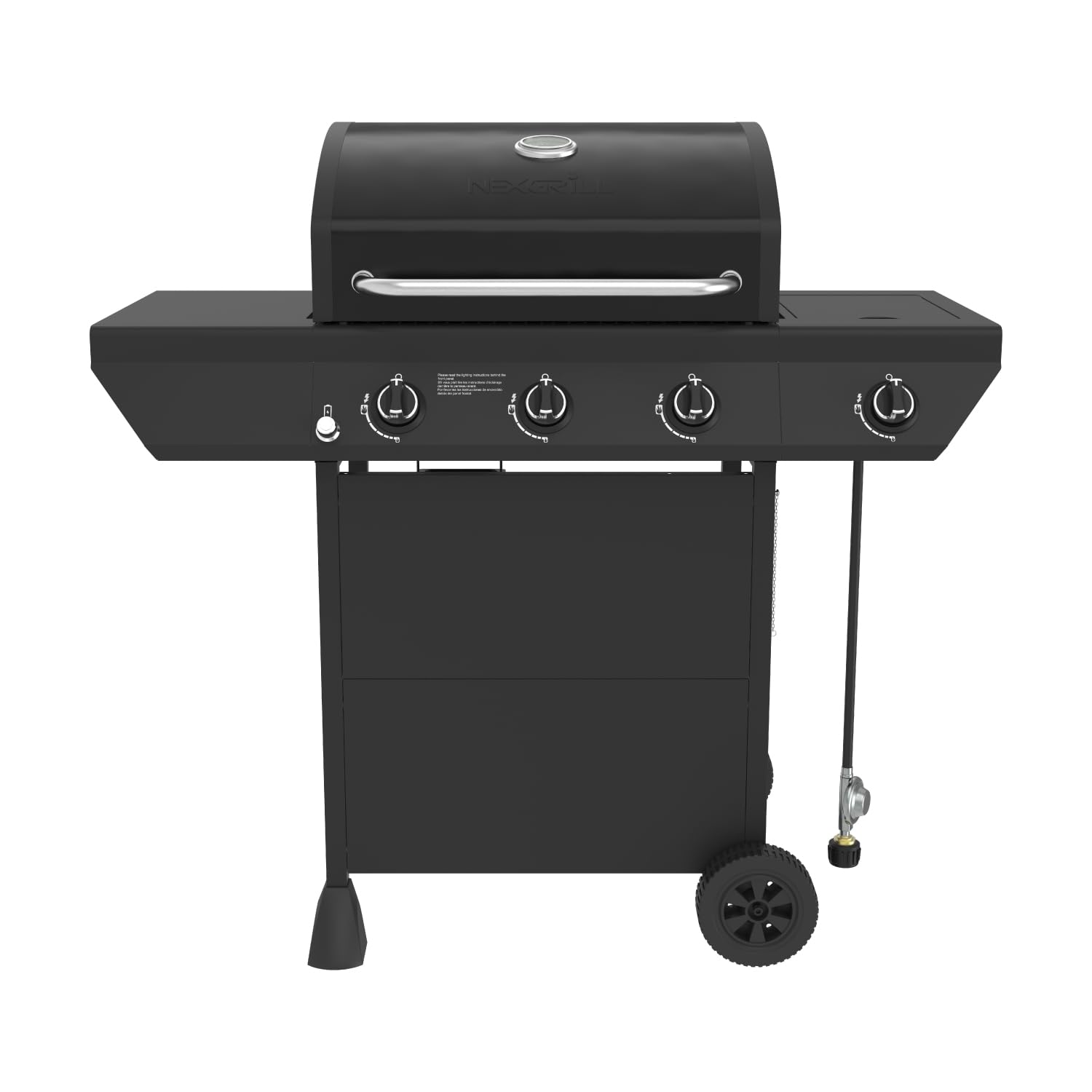 Nexgrill 3-Burner Propane Gas Grill with Side Burner