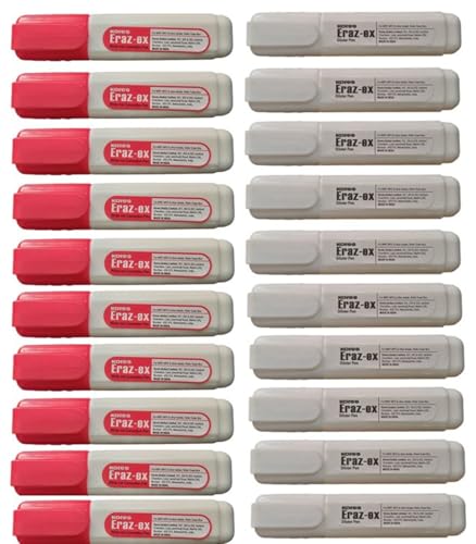 Kores Eraz-ex White Ink Correction Pen 12ml, Set of 20 Pack of 20 - Image 2