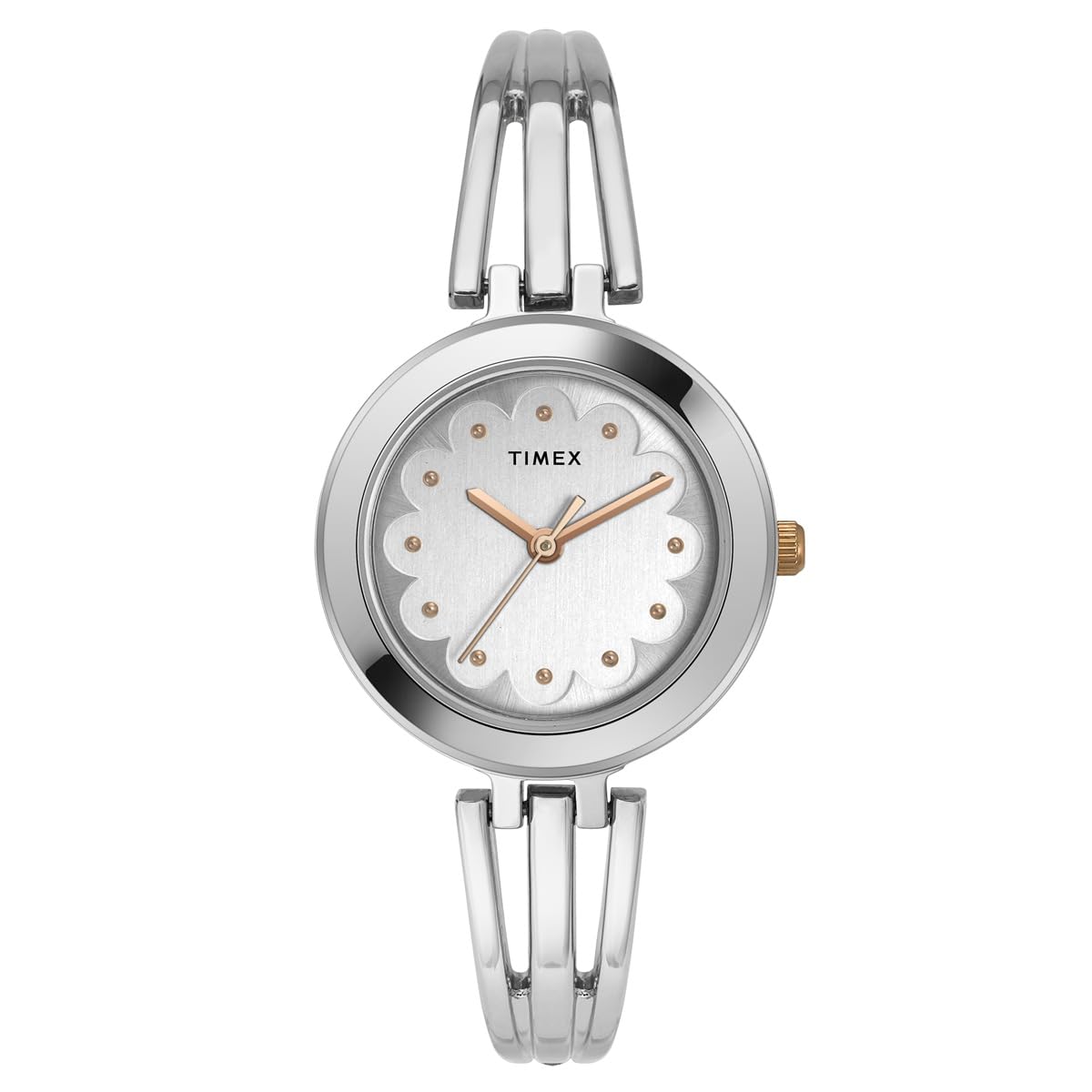 TIMEX Women Silver Round Analog Brass Dial Watch- TWTL10310 (B0CJYBHLW5) Amazon Price History, Amazon Price Tracker