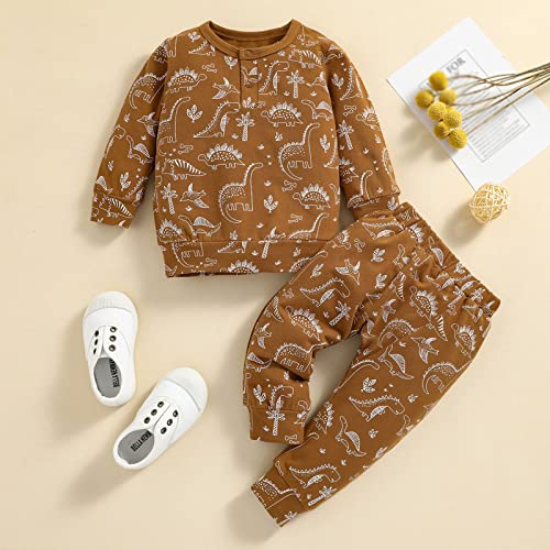 Toddler Baby Girl Boy Halloween Outfit Pumpkin Long Sleeve Sweatshirt Top Jogger Pants Infant Set Sweatsuit Outfit2