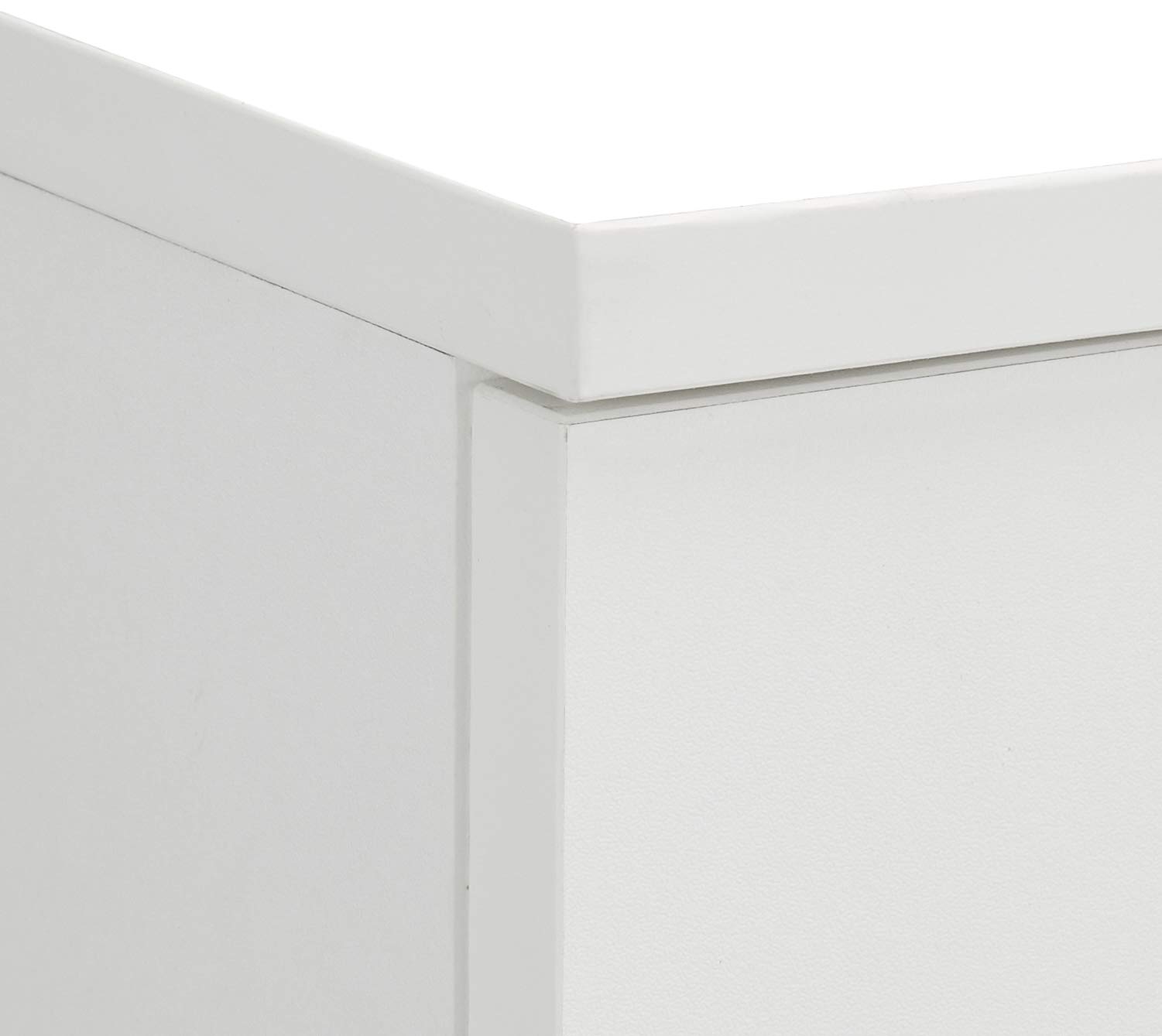 Mobile 3 Drawer Lockable White Under Desk Pedestal Unit A4 Suspension