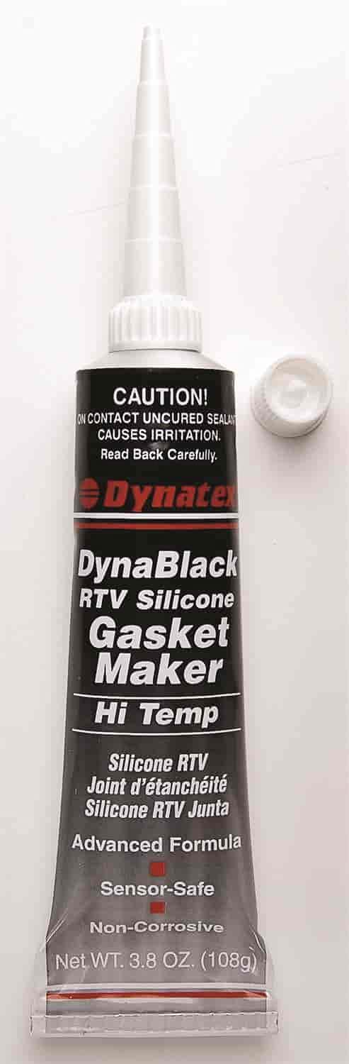 JEGS Black RTV | Temperature Resistant Up To 625 Degrees Fahrenheit | Made In USA | 3.8 oz Tube