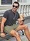 Meilicloth Kurze Hosen Herren Shorts Sport Kurze Sporthose Herrenshorts Sommer Kurz Herren Cargo Shorts Freizeithose Jogginghose Laufhose Kurz Casual Sweat Shorts Sportshorts A Grün 36