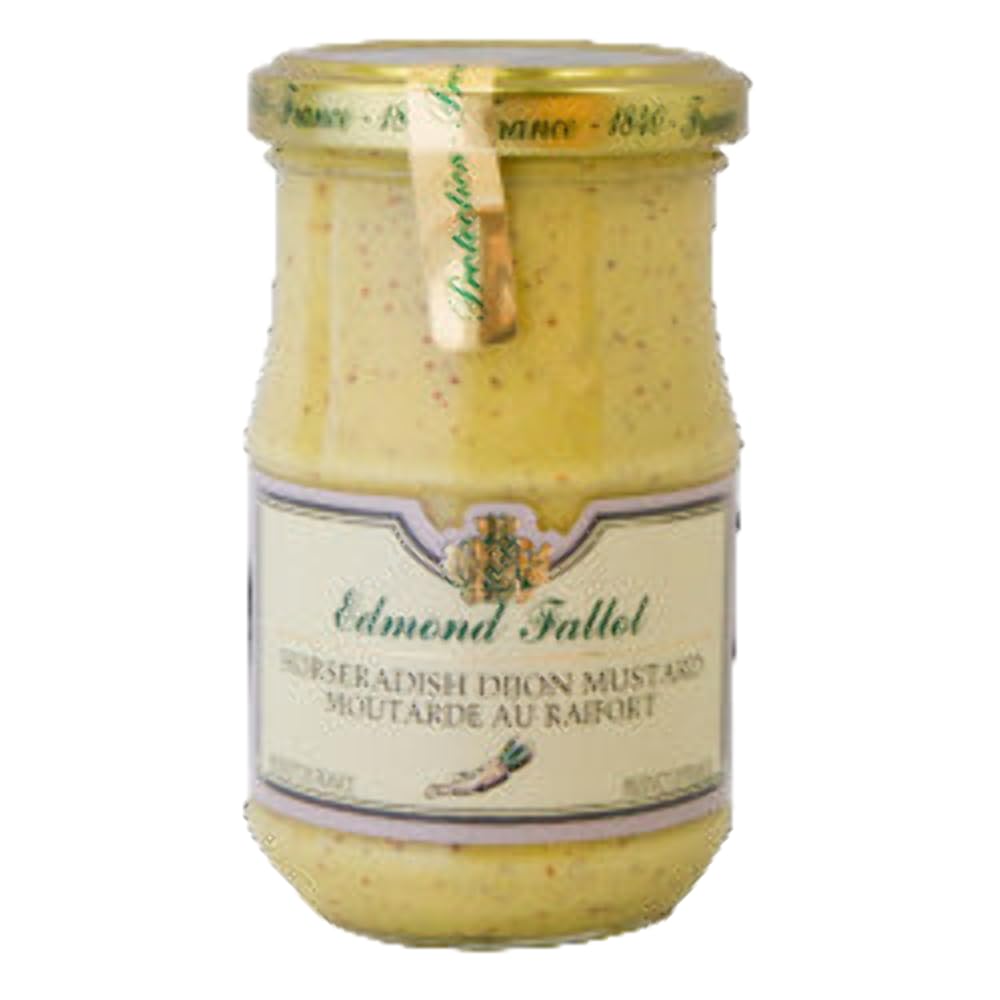 Spicy Dijon Mustard with Horseradish, 200g by Edmond Fallot