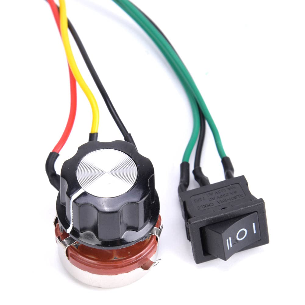 DC Sterownik prędkości silnika 12V 60 V 70A PWM z przełącznikiem start-stop do przodu i odwrotnym BI kierunkowym modułem sterowania silnikiem prędkości silnika DC odwracalny do