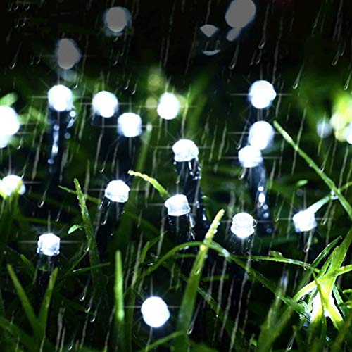 Lurrose 1 PC 10M Solar LED Pisca-Pisca Ao Ar Livre À Prova D 'Água LED Lâmpada String 100LED Beads