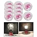 Lljsszr Pack of 10 Gas Lamp Mantles for Outdoor Lighting, Pink3