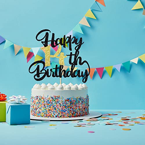 Image of 14th Happy birthday cake topper happy birthday cake decoration 14th birthday party decoration gift plugin (14)
