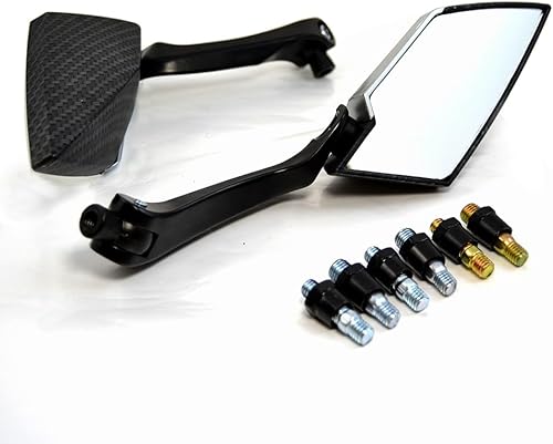 Miniatura 3 de SCUUBE for Kawasaki ER6F ER6N Z750 Z1000 Z800 Z900 Motorcycle Mirror Scooter E-Bike Rearview Mirrors Back Side Mirror 8mm 10mm Mirror Universal