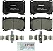 BOSCH BP1396 QuietCast Premium Semi-Metallic Disc Brake Pad Set - Compatible With Select Hyundai Equus, Genesis; FRONT