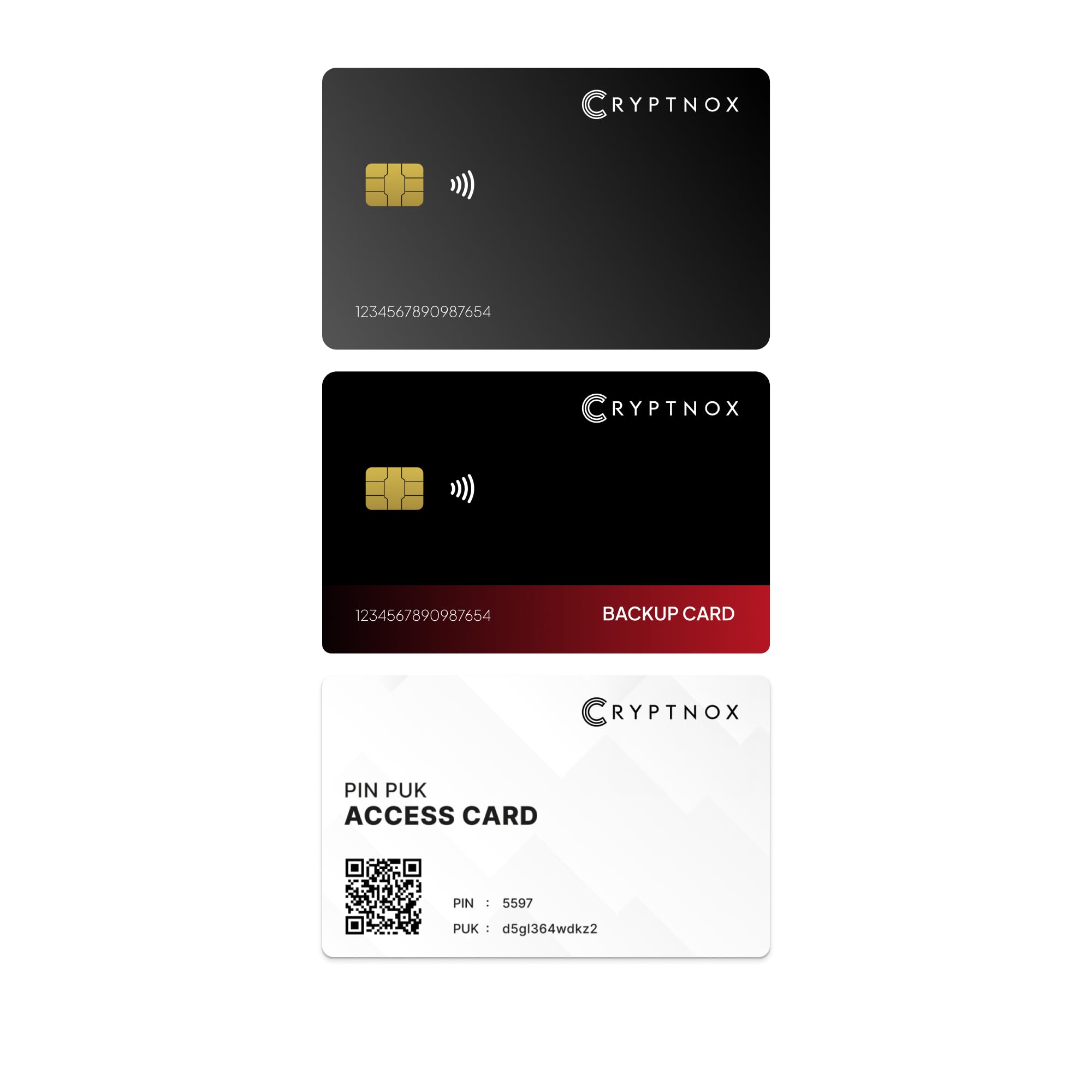 Lot de 2 Portefeuilles Cryptographiques Ultra-Sécurisés Cryptnox