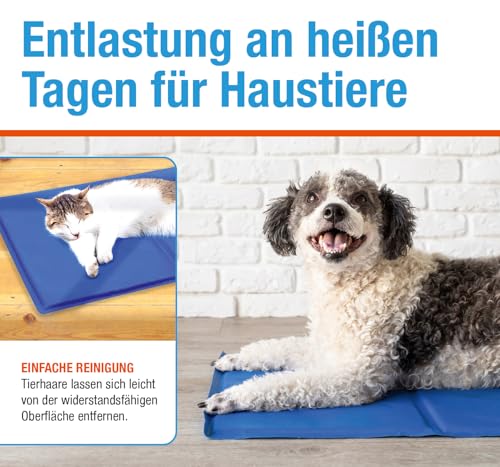 TELE WELT Selbstkühlende Gelmatte [2 Stunden Kühldauer] Kühlmatte - Kühlmatte für Katzen und Hunde - Cooling mat - Kältematte