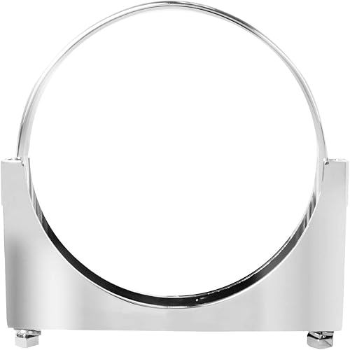 GG Grand General 70500 Abrazadera de silenciador cromada de 4 pulgadas