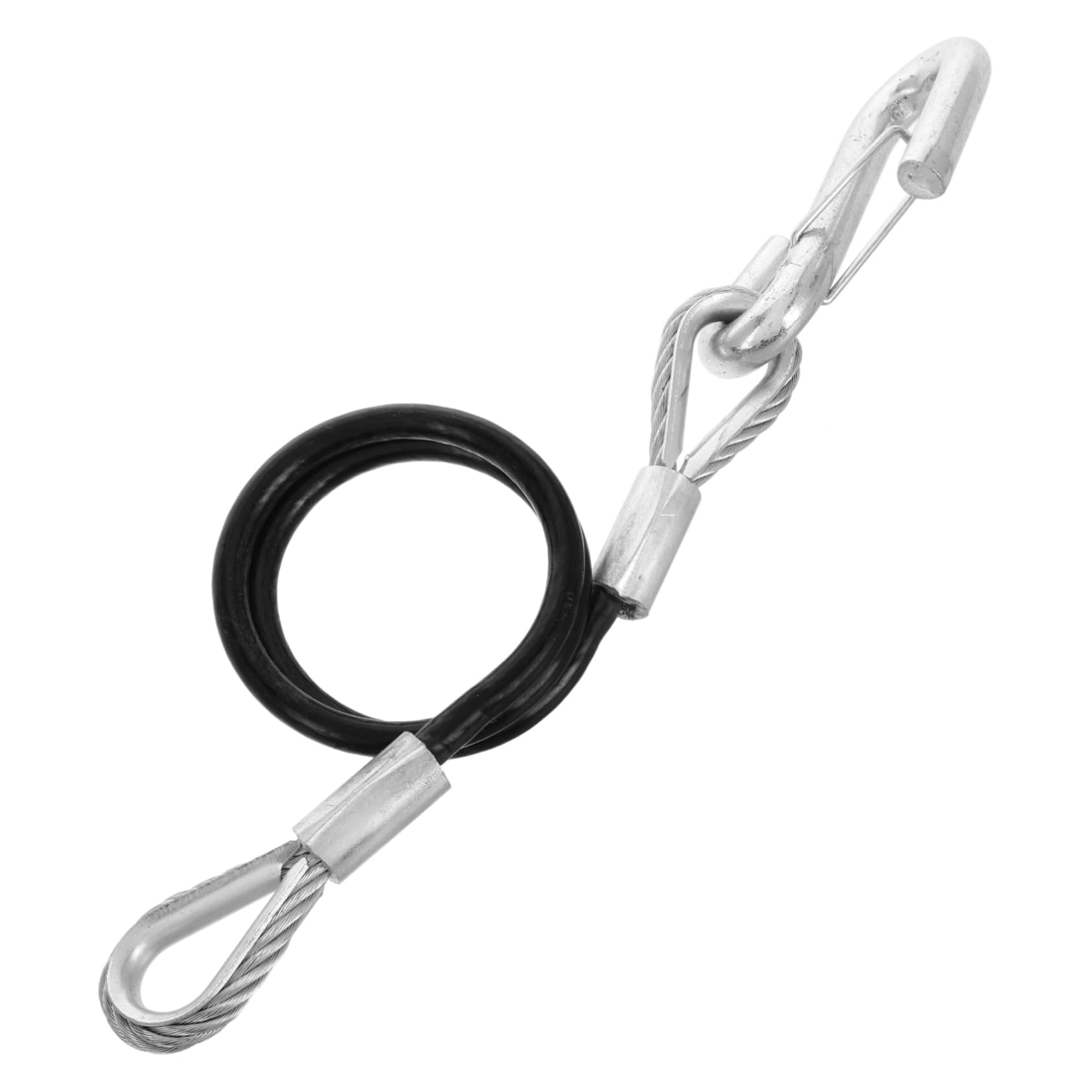 HAPINARY Trailer Accessories Heavy Duty Towing Cable Hook Safety Chain for Car Tractor Rope