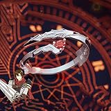 JAYWIS Maître À Temps Plein Parapluie Mille Machines S925 Argent Anneau Vivant Anneau Magique Anime Anneau Cosplay Bande Anneau Bijoux