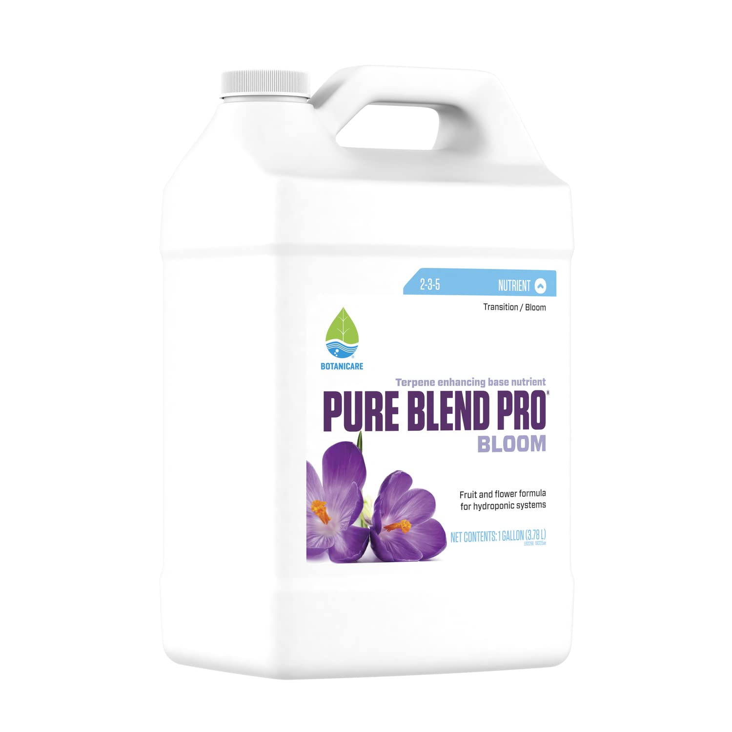 Botanicare Pure Blend Pro Bloom, Nutrient for Fruit and Flowers, 2-3-5, 1 gal.